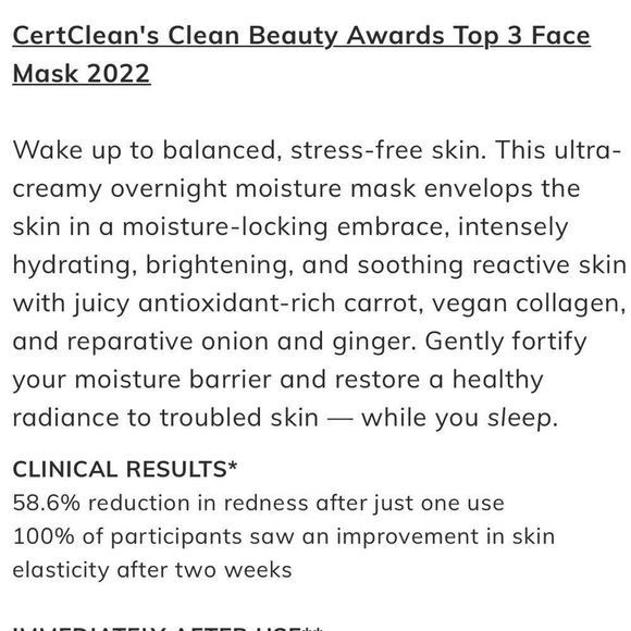 $5 πβ Byroe NewβYork Golden Carrot π₯ Overnight Relief Mask NEW - Picture 7 of 8